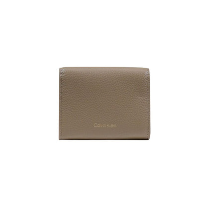 Beige Leather Wallet