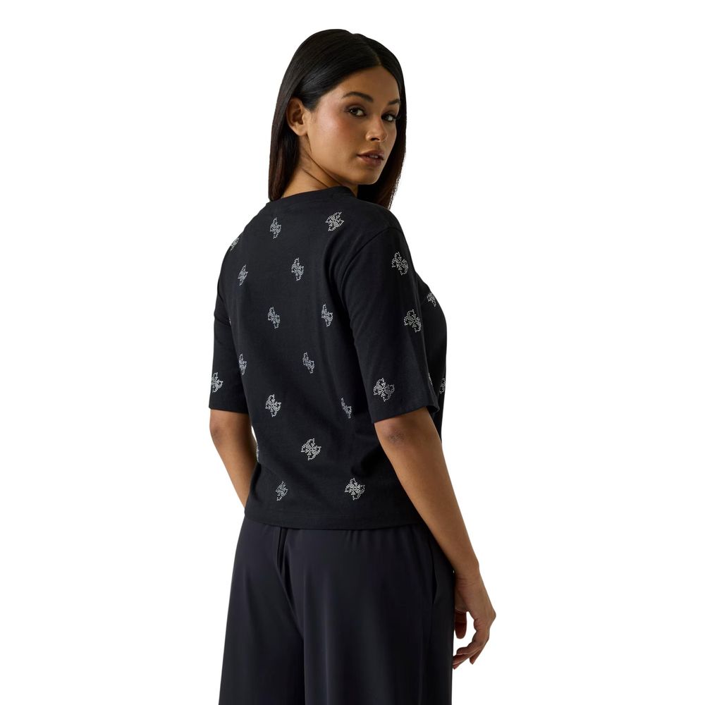 Black Cotton T-Shirt