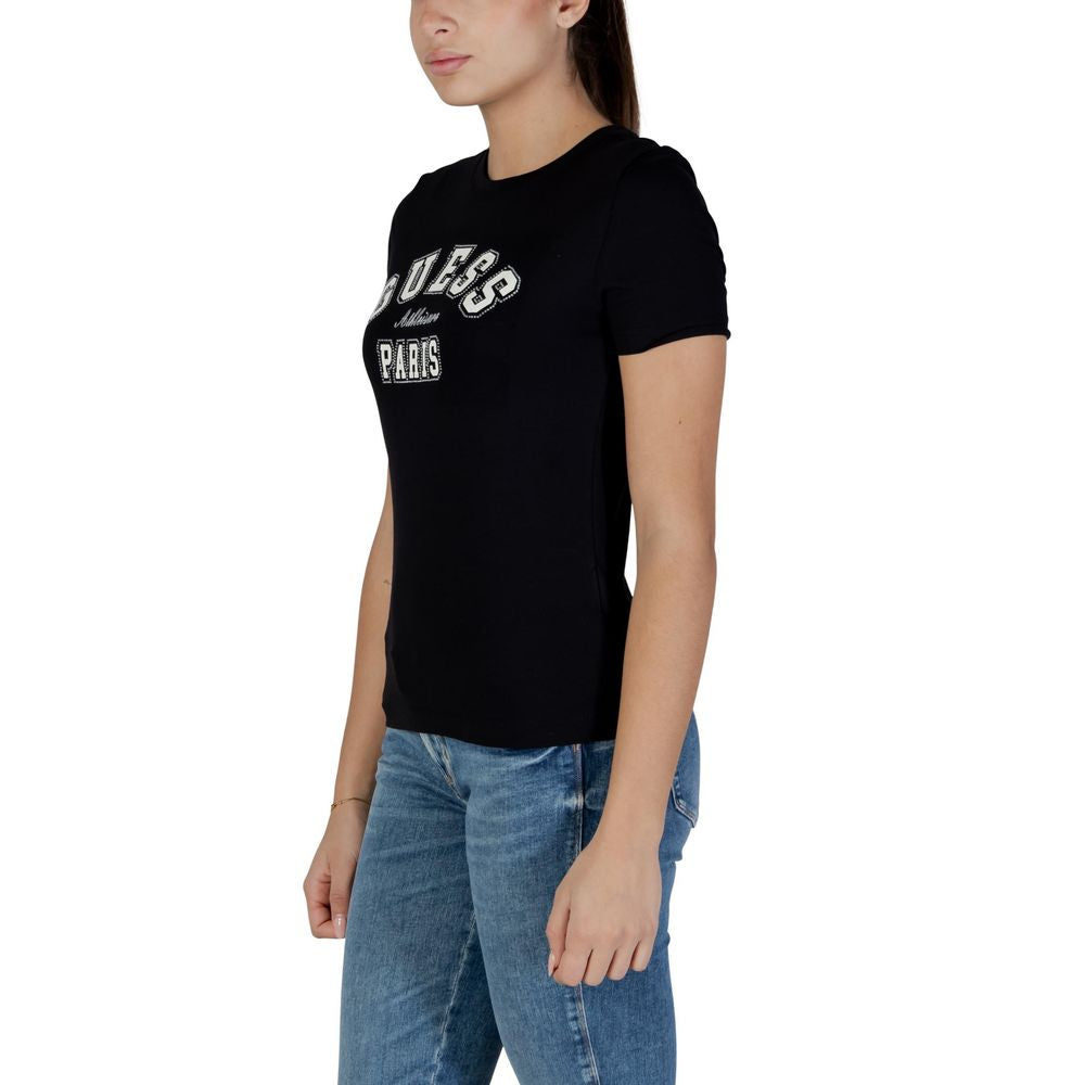 Black Cotton T-Shirt