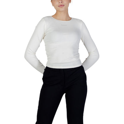 Cream Modal Long Sleeve T-Shirt