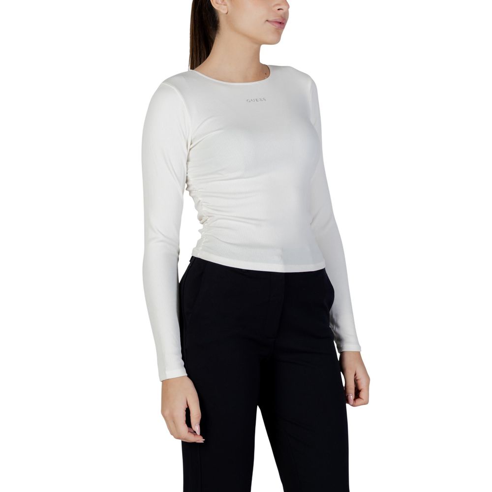 Cream Modal Long Sleeve T-Shirt