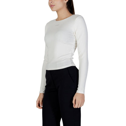 Cream Modal Long Sleeve T-Shirt