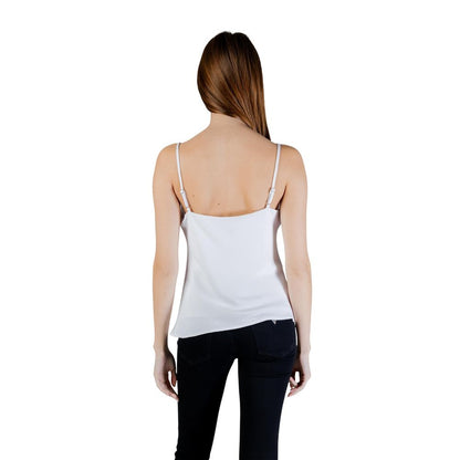 White Polyester Tank Tops