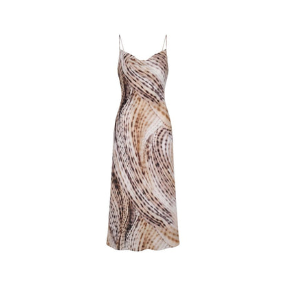 Multicolor Lyocell Long Dress