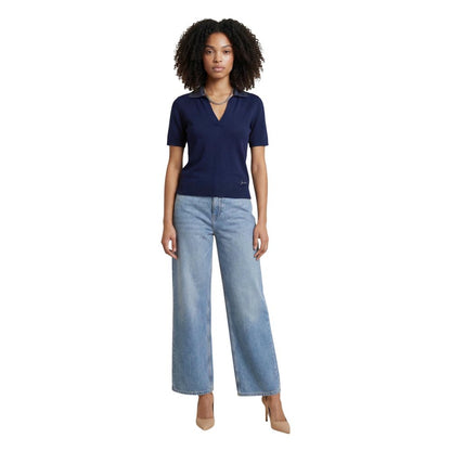 Blue Wool T-Shirt