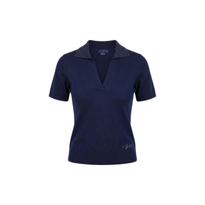 Blue Wool T-Shirt