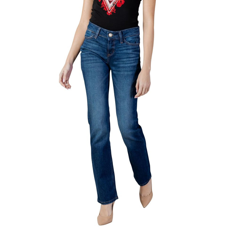 Blue Cotton Skinny Jeans