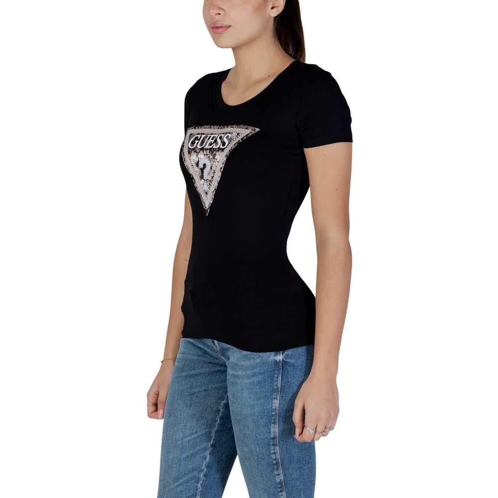 Black Cotton T-Shirt