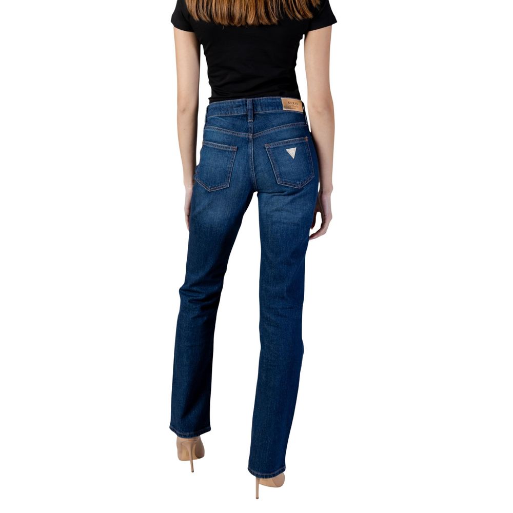 Blue Cotton Skinny Jeans