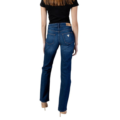 Blue Cotton Skinny Jeans