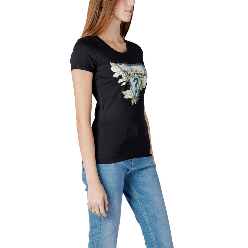 Black Cotton T-Shirt