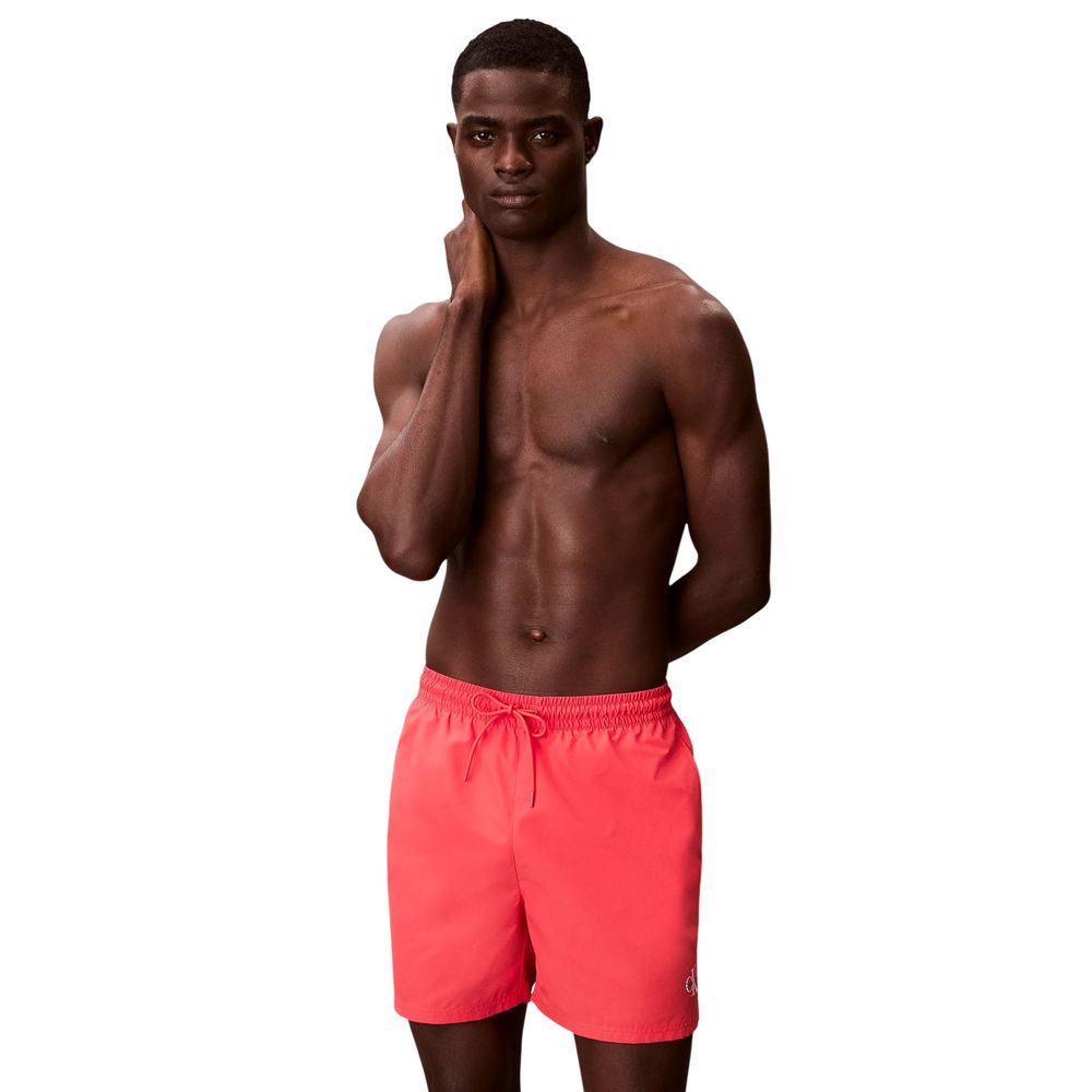 Orange Recycled Polyester Swim Shorts