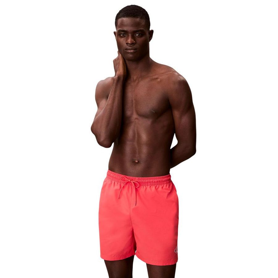 Orange Recycled Polyester Swim Shorts