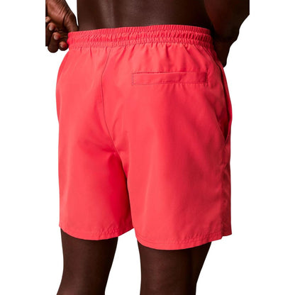 Orange Recycled Polyester Swim Shorts