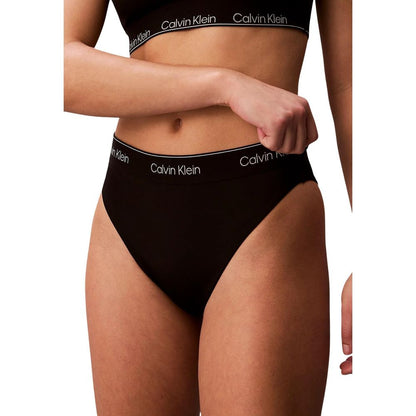Black Recycled Polyester Swim Briefs