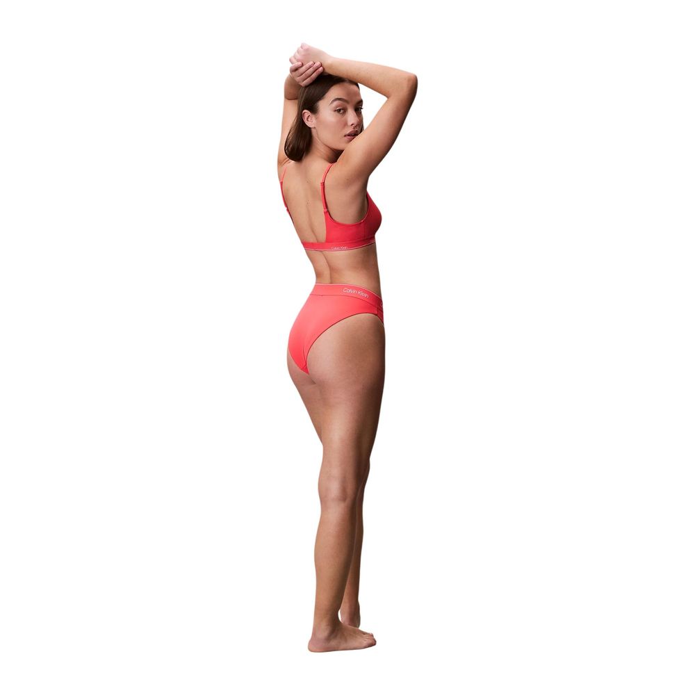 Orange Recycled Polyester Swim Briefs