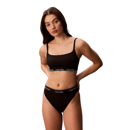 Black Recycled Polyester Swim Briefs