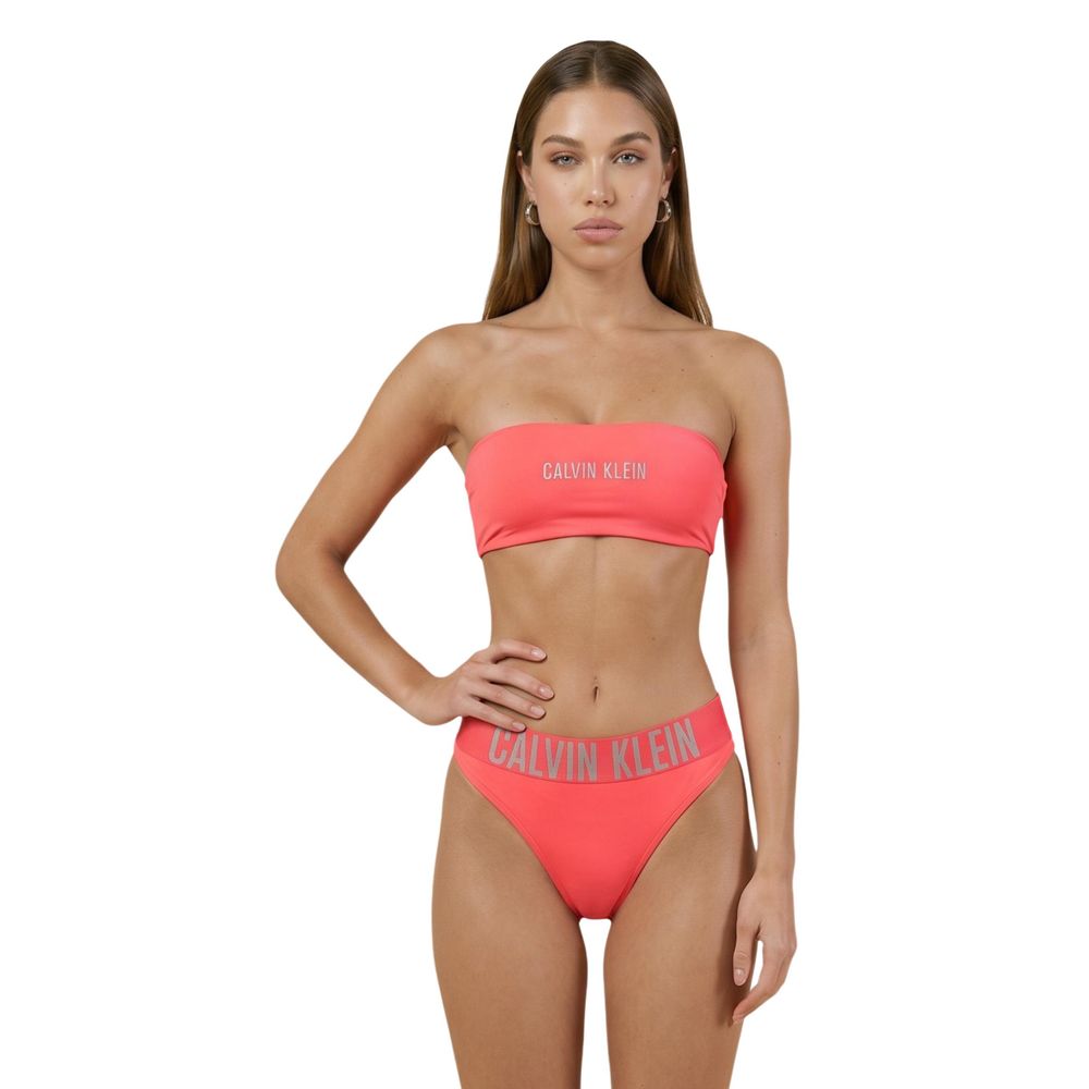 Orange Recycled Polyester Swim Briefs