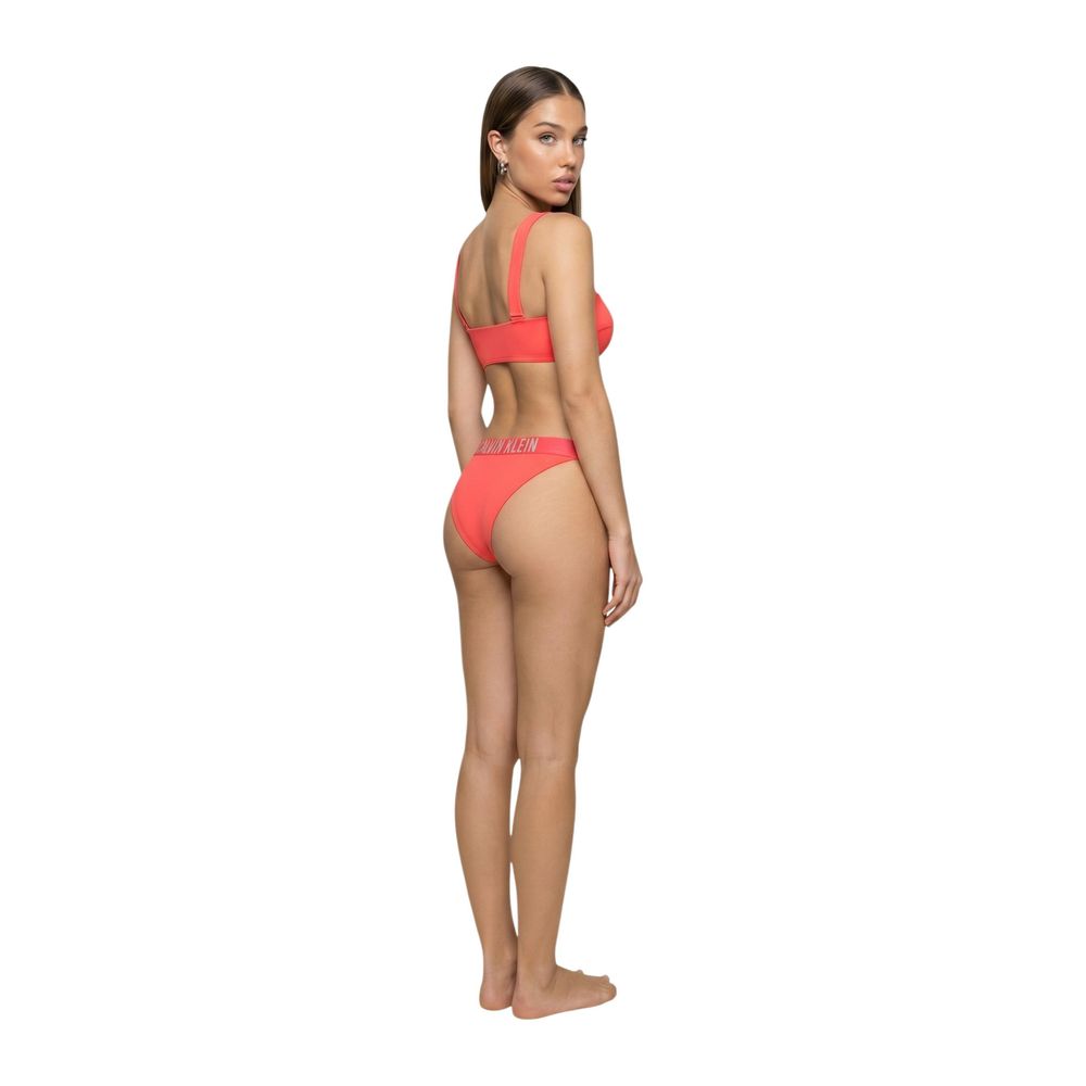 Orange Recycled Polyester Swim Briefs