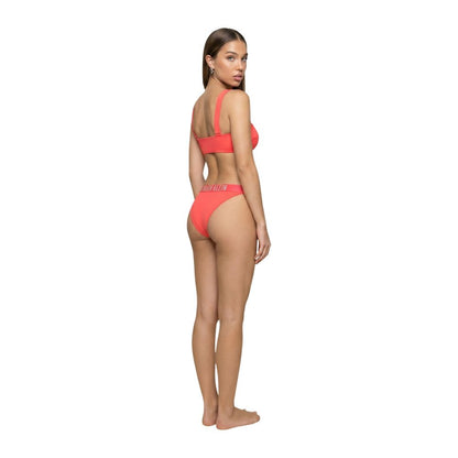Orange Recycled Polyester Swim Briefs