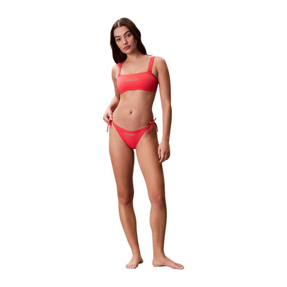 Orange Recycled Polyester Swim Briefs