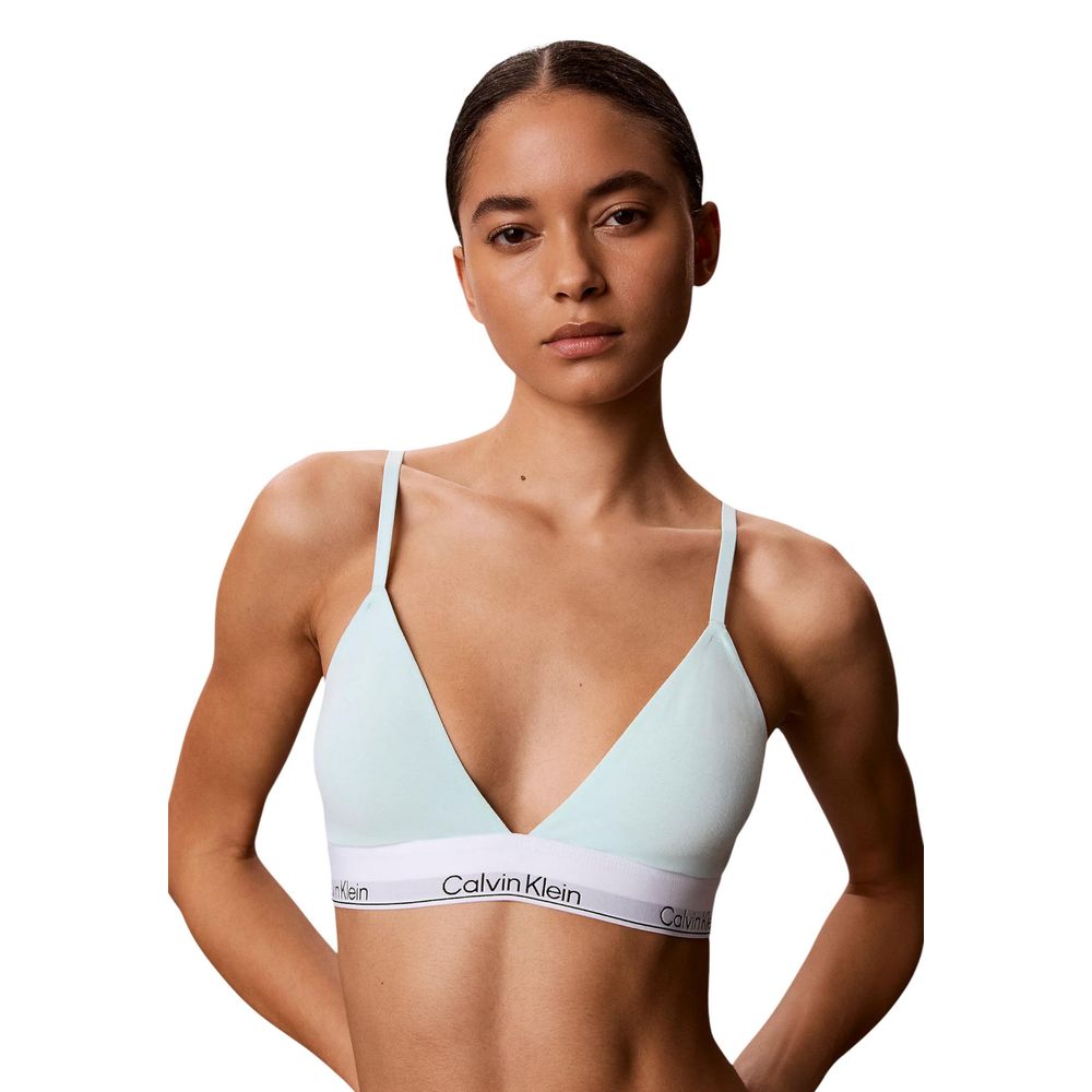 Green Cotton Bra