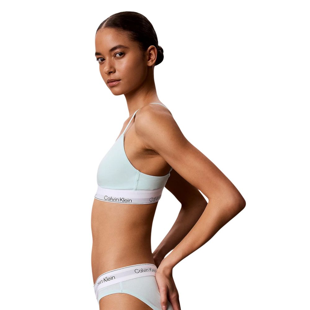 Green Cotton Bra