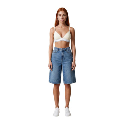 Beige Cotton Bra