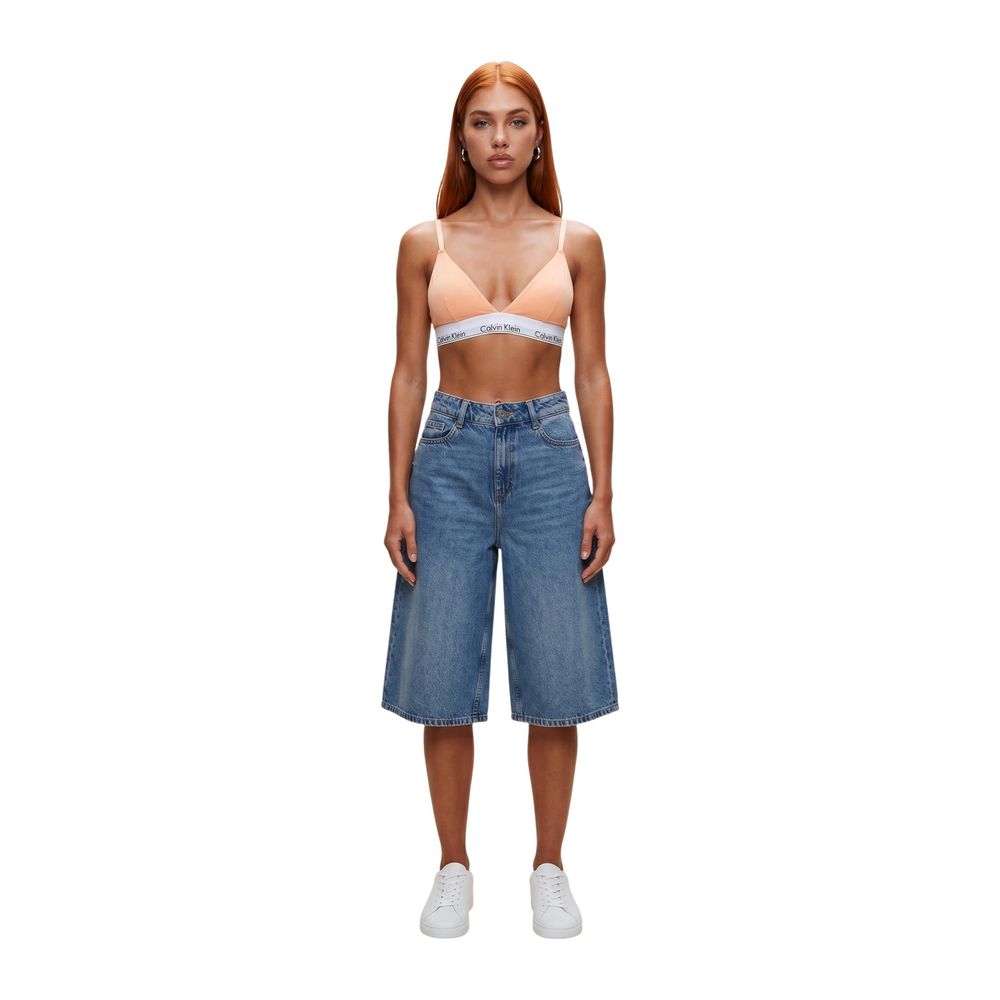 Orange Cotton Bra
