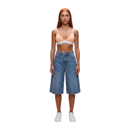 Orange Cotton Bra