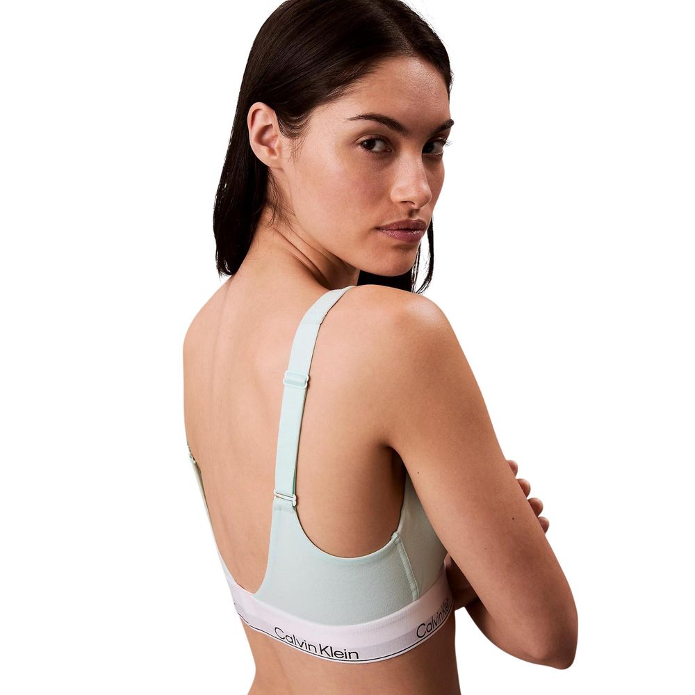 Green Cotton Bra