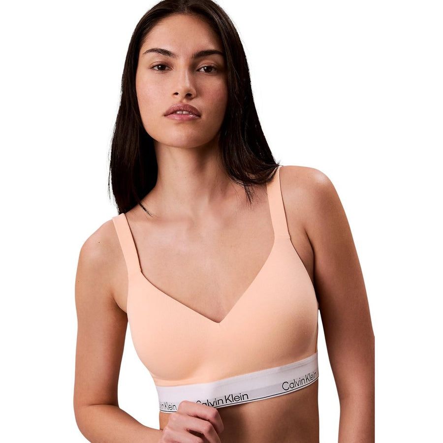 Orange Cotton Bra