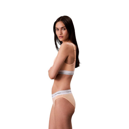 Orange Cotton Bra