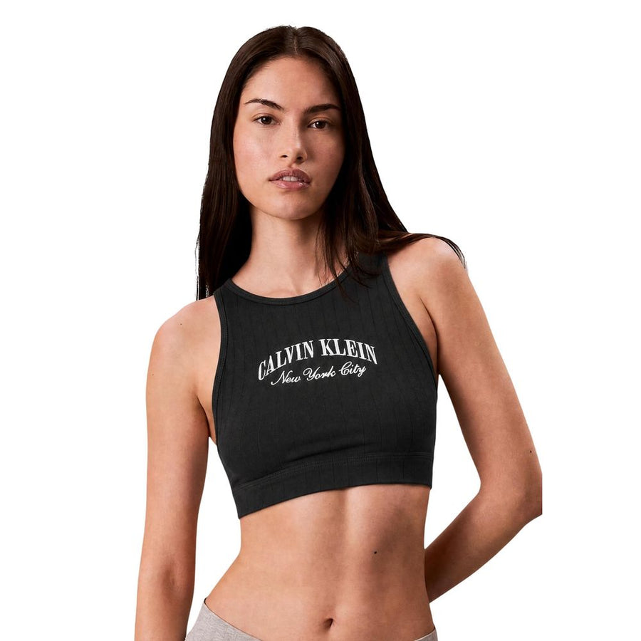 Black Cotton Bra