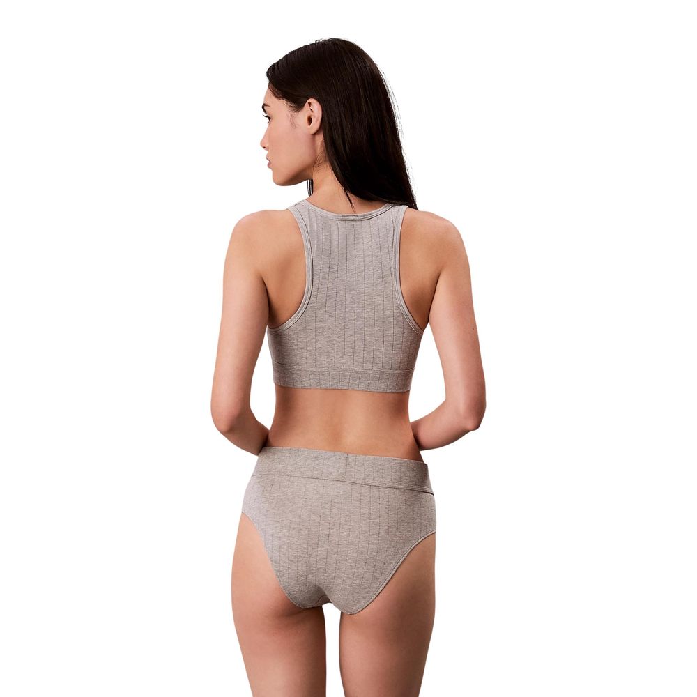 Gray Cotton Bra
