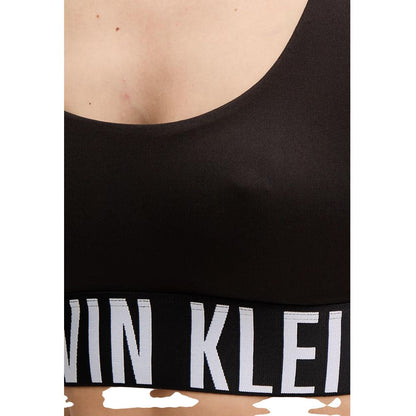 Black Recycled Polyester Bra