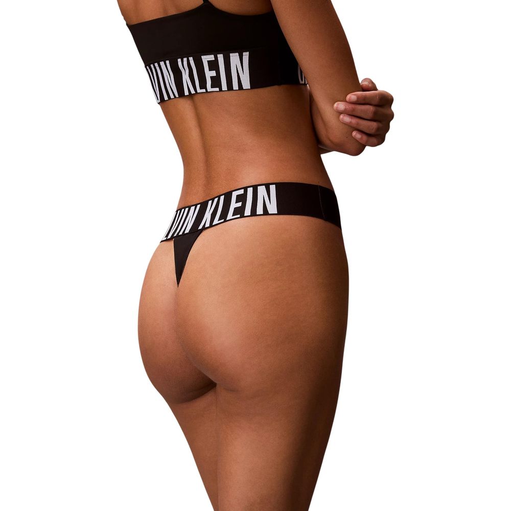 Black Polyester Pantie