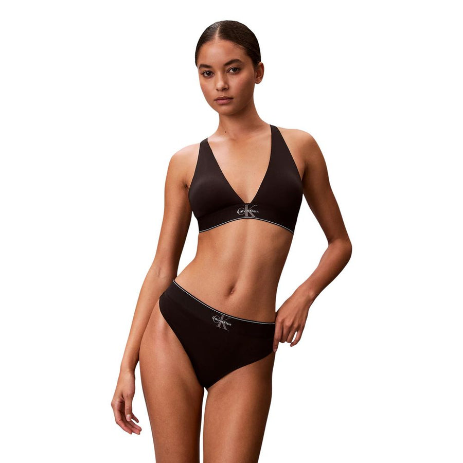 Black Recycled Polyester Pantie