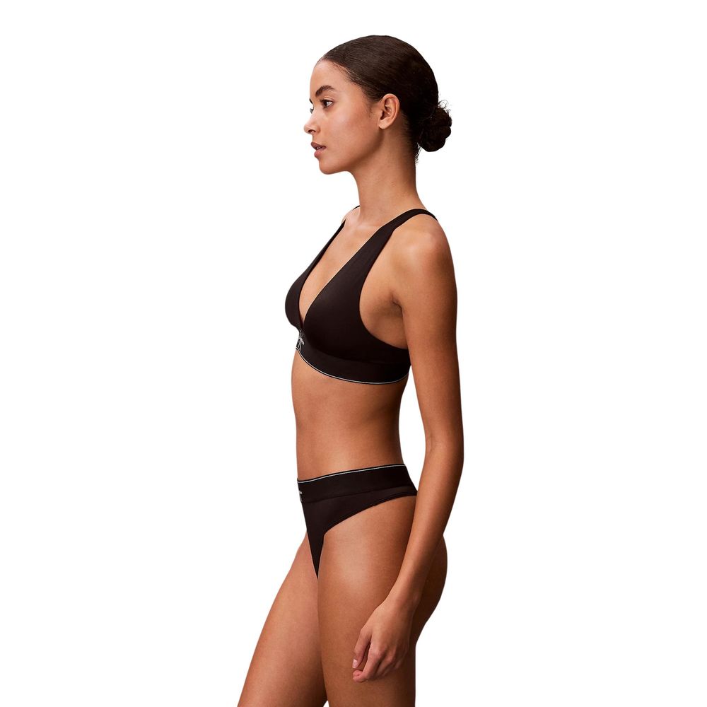 Black Recycled Polyester Pantie