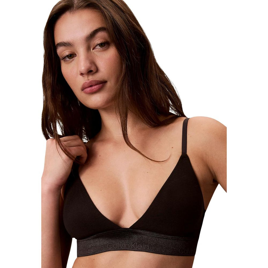 Black Cotton Bra