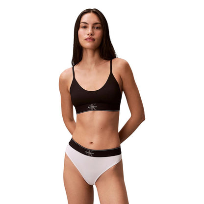 Black Polyester Bra