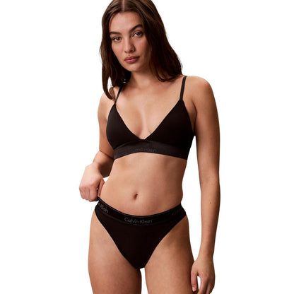 Black Cotton Bra
