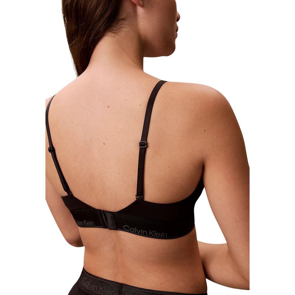 Black Cotton Bra