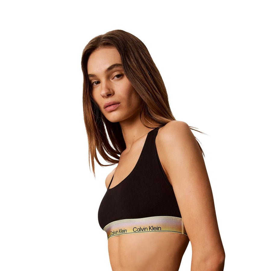 Black Cotton Bra