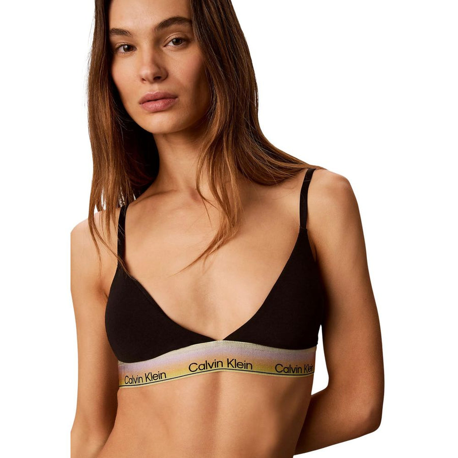 Black Cotton Bra