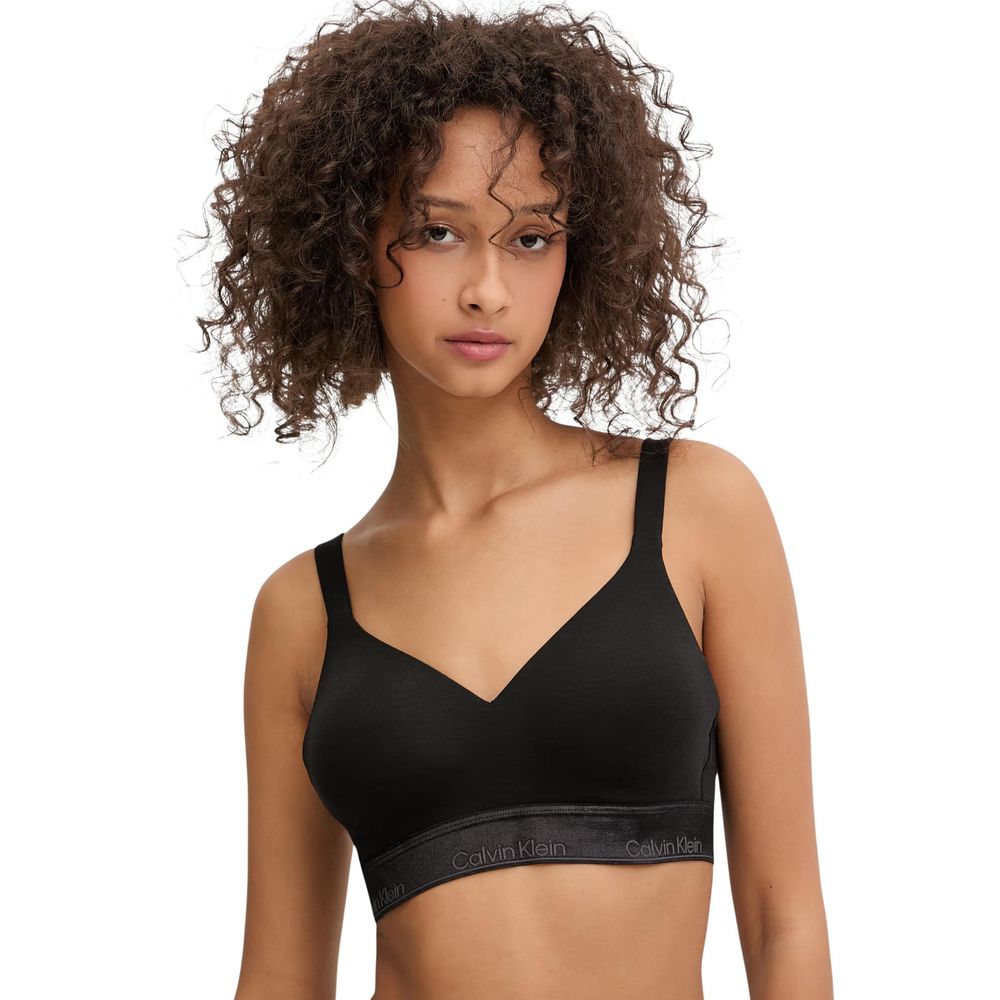 Black Cotton Bra