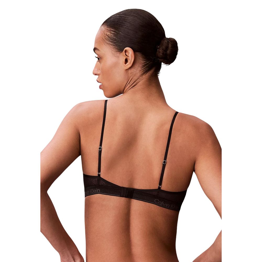Black Polyamide Bra