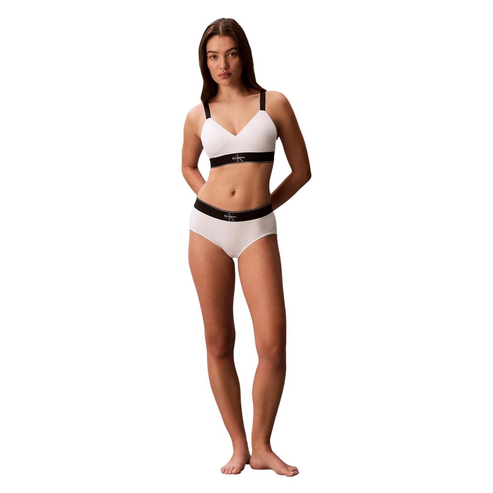 White Recycled Polyester Bra