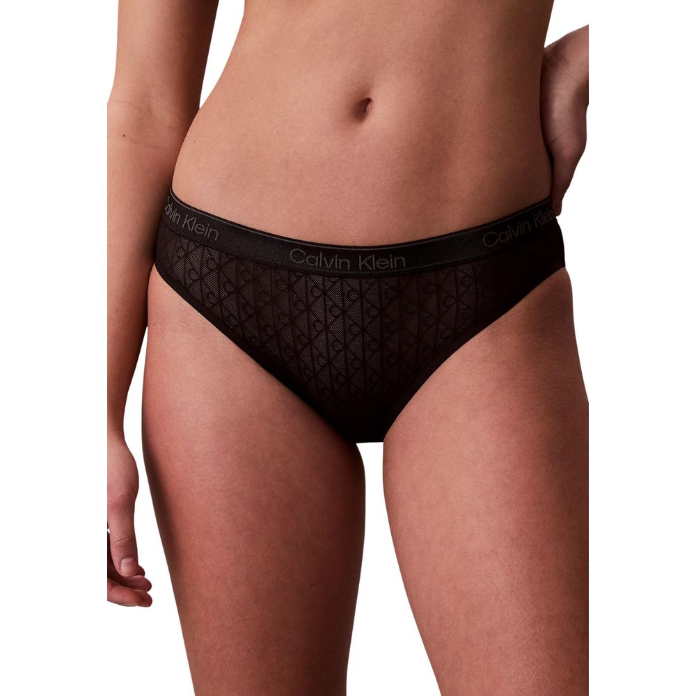 Black Nylon Pantie