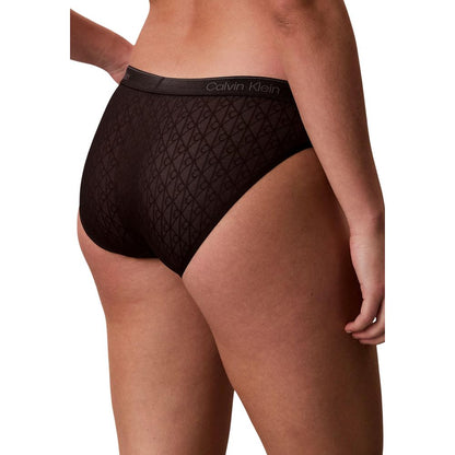 Black Nylon Pantie